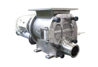 サニタリ―ブロースルー型ロータリーバルブ（sanitary blow-through model rotary valve）