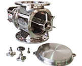 サニタリータイプ　ロータリーバルブ（sanitary type rotary valve）