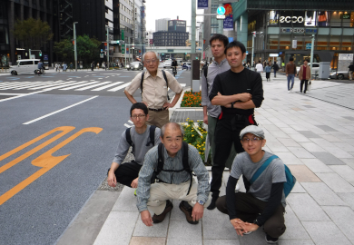 東京の街を歩きます